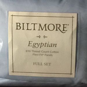 Biltmore 610 thread count Egyptian cotton.